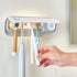 Smart UVC Toothbrush Sterilizer & Holder with Heat Drying, Radar Sensor Night Light(white)