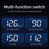 Compact OBD2 Car Head-Up Display (HUD) - Digital Speedometer with 5 Alarm Functions & Adaptive Brightness(black)