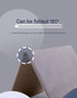 A4 PU Leather Business Portfolio with Ring Binder, Calculator & 40 Sleeves(grey and black)