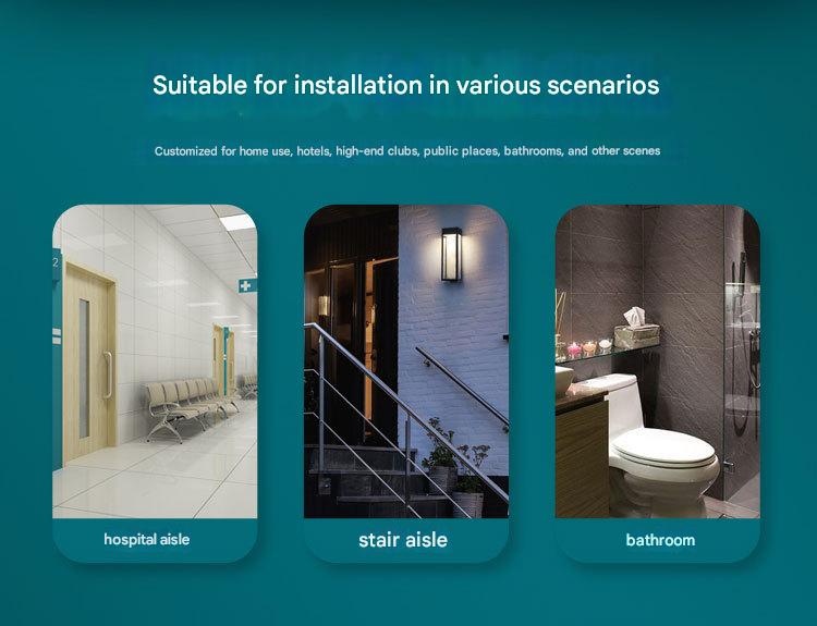 2pc Heavy-Duty Anti-Slip Safety Grab Bar with Luminous Rings - Stainless Steel Core Bathroom Handrail(yellow 60cm)