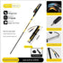 Ultralight Carbon Fiber Foldable Trail Running & Hiking Pole(yellow  Recommended height range 165-175cm)