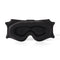 3pc 6D Contoured Zero-Pressure Sleep Mask - 360 Light Blocking Eye Mask with Adjustable Strap(black)