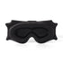 3pc 6D Contoured Zero-Pressure Sleep Mask - 360 Light Blocking Eye Mask with Adjustable Strap(black)