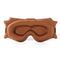 3pc 6D Contoured Zero-Pressure Sleep Mask - 360 Light Blocking Eye Mask with Adjustable Strap(Camel)