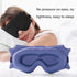 3pc 6D Contoured Zero-Pressure Sleep Mask - 360 Light Blocking Eye Mask with Adjustable Strap(Dura)