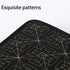 Black Elegant Quilted Bible Cover - Protective Book Case with Carry Handle