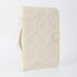 Beige Elegant Quilted Bible Cover - Protective Book Case with Carry Handle