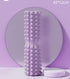 Purple High-Density 3D Trigger Point Foam Roller - Solid Core Massager for Deep Tissue Muscle Recovery & Yoga