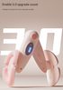 Pink Smart Kegel & Thigh Master with Digital Counter - Adjustable Pelvic Floor Trainer for Women's Home Workout