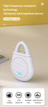 2 Pcs Yellow Portable Ultrasonic Pest Repeller - Rechargeable Mosquito & Bird Repellent Device | 3-Mode for Indoor, Outdoor & Camping