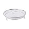 Silver 3-Pack Stackable Air fryer Racks - Food Grade Stainless Steel Multi-Layer Dehydrator & Crisper Tray Accessory