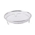 Silver 3-Pack Stackable Air fryer Racks - Food Grade Stainless Steel Multi-Layer Dehydrator & Crisper Tray Accessory