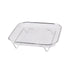 Silver 3-Pack Stackable Air fryer Racks - Food Grade Stainless Steel Multi-Layer Dehydrator & Crisper Tray Accessory