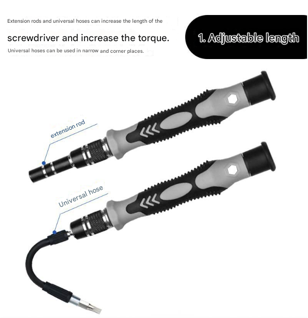 Purple and Black Professional 115-in-1 Precision Screwdriver Set - Magnetic Repair Tool Kit for PC, Laptop, Phone & Electronics