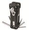 Black Versatile 16-in-1 Bike & Motorcycle Multi-Tool - Portable Repair Kit with Adjustable Wrench