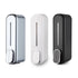2 Pcs White Modern Wall-Mounted Press Soap Dispenser - 300ml Refillable Pump for Bathroom & Kitchen