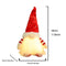 2 Pcs Red Charming Light-Up Christmas Gnome - Festive Nordic Plush Holiday Decoration