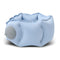 Blue Press-Pump Inflatable Travel Pillow - Ultra-Lightweight Ergonomic 360° Neck Support