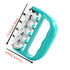 Light Green Ergonomic Body Roller Massager - Handheld Deep Tissue Tool for Muscle Relief and Fascia Release