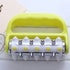 Light Green Ergonomic Body Roller Massager - Handheld Deep Tissue Tool for Muscle Relief and Fascia Release