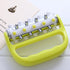 Light Green Ergonomic Body Roller Massager - Handheld Deep Tissue Tool for Muscle Relief and Fascia Release