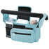 Blue Universal Stroller Organiser Caddy with Insulated Cup Holders and Detachable Wristlet