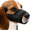 3 Pcs Size XXL Black Breathable Mesh Dog Muzzle - Soft & Comfortable Guard to Prevent Biting, Allows Panting and Drinking
