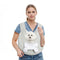 Grey Quilted Hands-Free Pet Carrier Sling - Comfortable Front Pack for Small Dogs & Cats