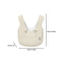 Grey Quilted Hands-Free Pet Carrier Sling - Comfortable Front Pack for Small Dogs & Cats