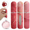 Red Chic Marble Travel Perfume Atomizer Set (3-Pack) - 5ml Leakproof Bottom-Fill Spray Bottles