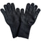 Black Flame Pattern Extreme Heat Resistant BBQ Gloves - 500°C Flame Design Oven Gloves with Non-Slip Silicone Grip