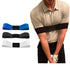 Black Golf Swing Trainer Arm Band - Simple Posture Corrector for Improved Alignment & Connection