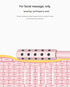 Light Pink Germanium Stone Facial Roller - Uplifting & Sculpting Beauty Massager for Face and Body