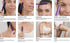 Silver Germanium Stone Facial Roller - Uplifting & Sculpting Beauty Massager for Face and Body