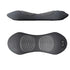 Dark Grey 3-in-1 Heated Back Stretcher with Vibration Massage & Traction Lift — Memory Foam Lumbar Support Cushion for Home Therapy and Pain Relief