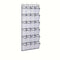 White Over the Door Shoe Organizer with 24 Mesh Pockets - Space Saving Hanging Storage for Shoes, Accessories, Pantry