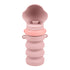 Pink Portable Collapsible Pet Water Bottle for Dogs Outdoor Travel Drinking Dispenser Silicone Pet Water Cup
