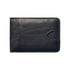 Black Men's Genuine Leather Wallet Vintage Casual Short Bi-fold Cowhide Money Clip Card Holder