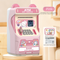 Pink Kids Electronic ATM Piggy Bank - Password Safe Box with Auto Scroll & Music - Educational Saving Toy