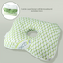 Green Ergonomic Ear Pillow with Hole for Side Sleepers - Pressure Relief Cushion for Ear Pain, Piercings & CNH - Washable Cover