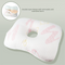 White and Pink Ergonomic Ear Pillow with Hole for Side Sleepers - Pressure Relief Cushion for Ear Pain, Piercings & CNH - Washable Cover