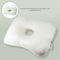 Light Gold Ergonomic Ear Pillow with Hole for Side Sleepers - Pressure Relief Cushion for Ear Pain, Piercings & CNH - Washable Cover