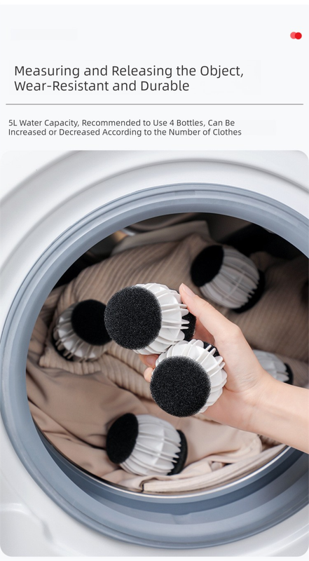 Magic Laundry Balls Set of 4 - Anti-Pilling Fuzzy Lint Remover for Washing Machine