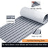 Grey Striped EVA Boat Deck Mat - Waterproof Non-Slip Flooring for Yacht, Boat, and Outdoor Use(2400x450x6mm)