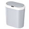 Grey Smart Sensor Trash Can – 15L Capacity, Compact Design for Home Use with Automatic Induction Opening(Three sensor modes)