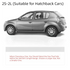 Silver 2S Universal Car Cover – 170T Taffeta Fabric, All-Weather Protection for Cars(3500×1700×1500MM)