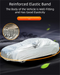 Silver 2L Universal Car Cover – 170T Taffeta Fabric, All-Weather Protection for Cars(4300×1800×1600MM)
