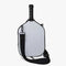 Grey Neoprene Pickleball Paddle Cover – Waterproof Side Pocket Design, Shoulder Bag Style