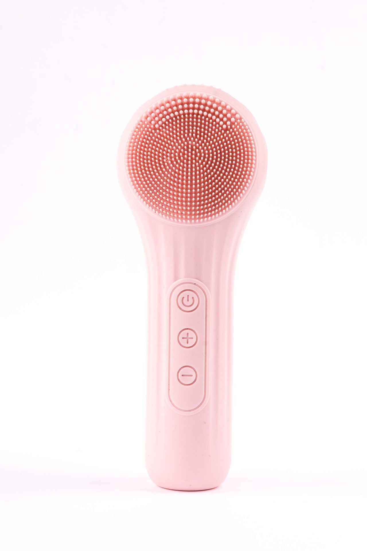 Pink Multi-Functional Silicone Facial Cleansing Brush – Ultrasonic & Heat Infusion Beauty Device