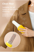 Green Multifunctional Banana-Shaped Lint Remover – Portable Sticky Hair Cleaner with 6 Replaceable Rolls